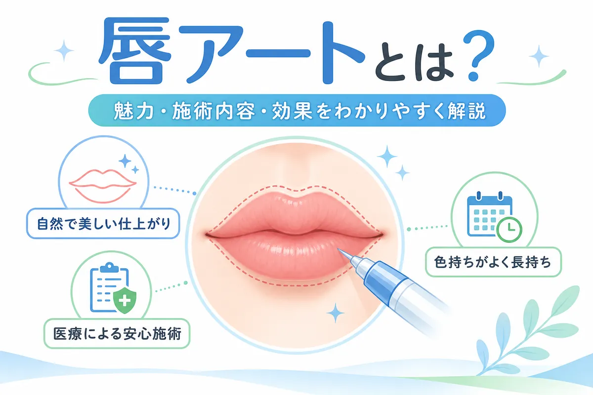 唇アートとは？魅力・施術内容・効果をわかりやすく解説